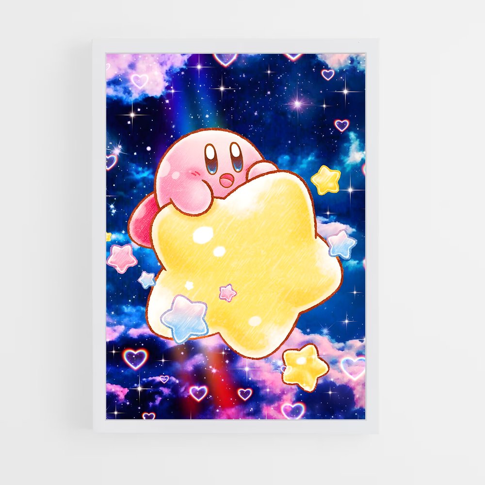Poster Kriby Étoile – affiche Kirby (vue 3)