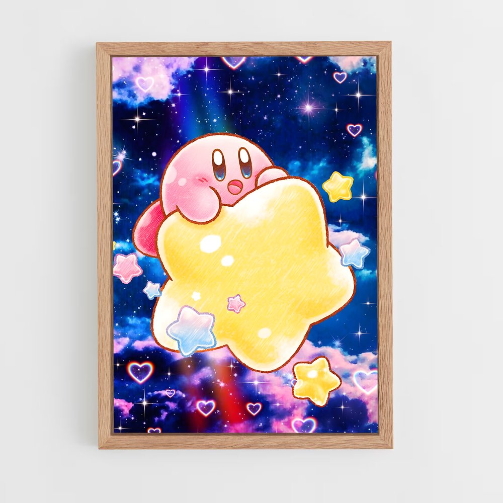 Poster Kriby Étoile – affiche Kirby (vue 4)