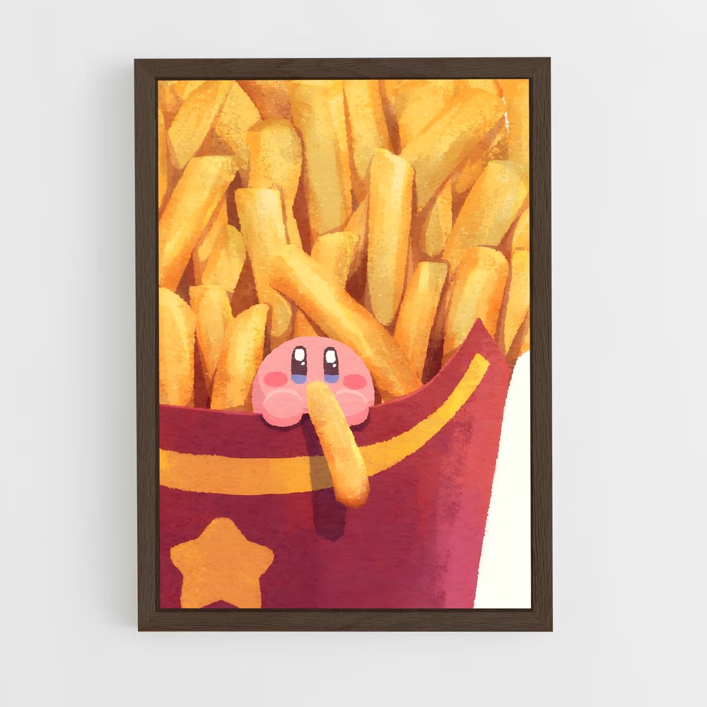 Poster Kirby Frites (vue 5)
