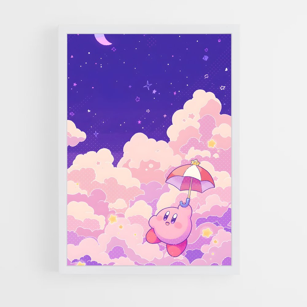 Poster Kirby Nuages (vue 3)
