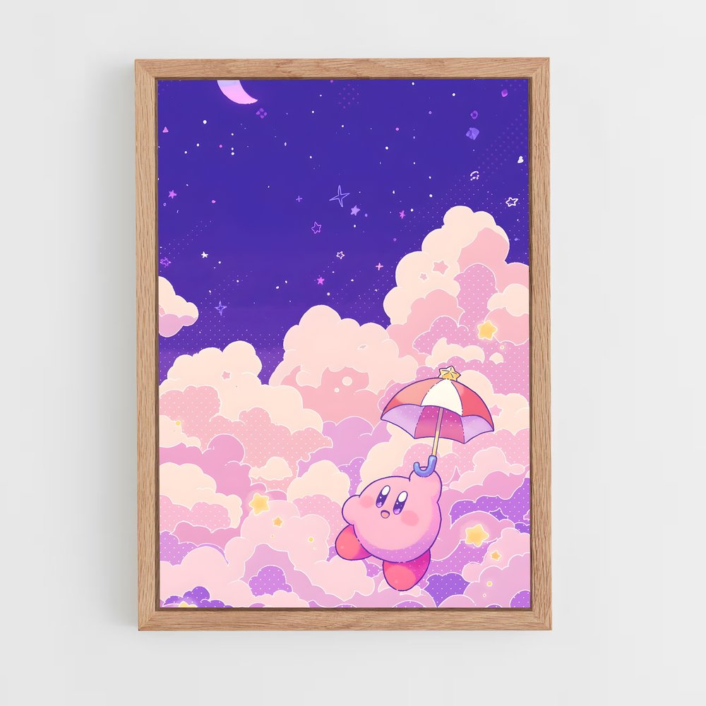 Poster Kirby Nuages (vue 4)