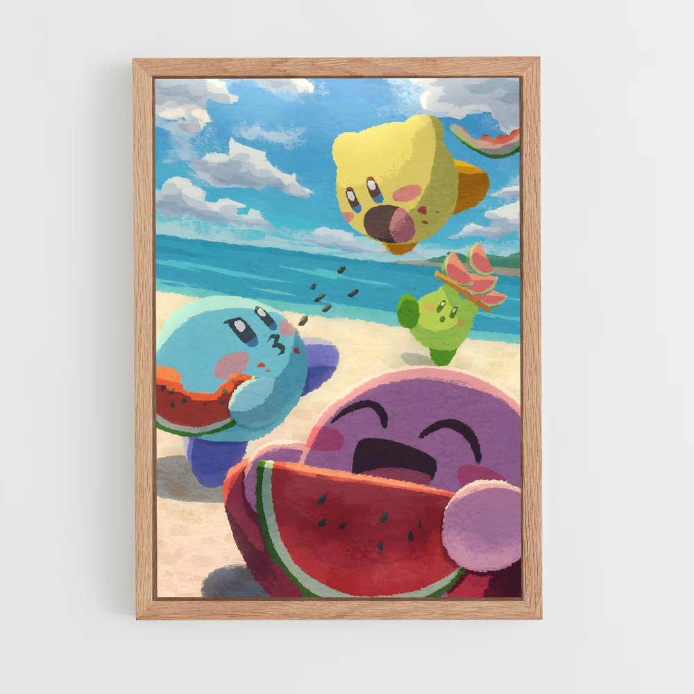 Affiche Kirby Plage (vue 4)