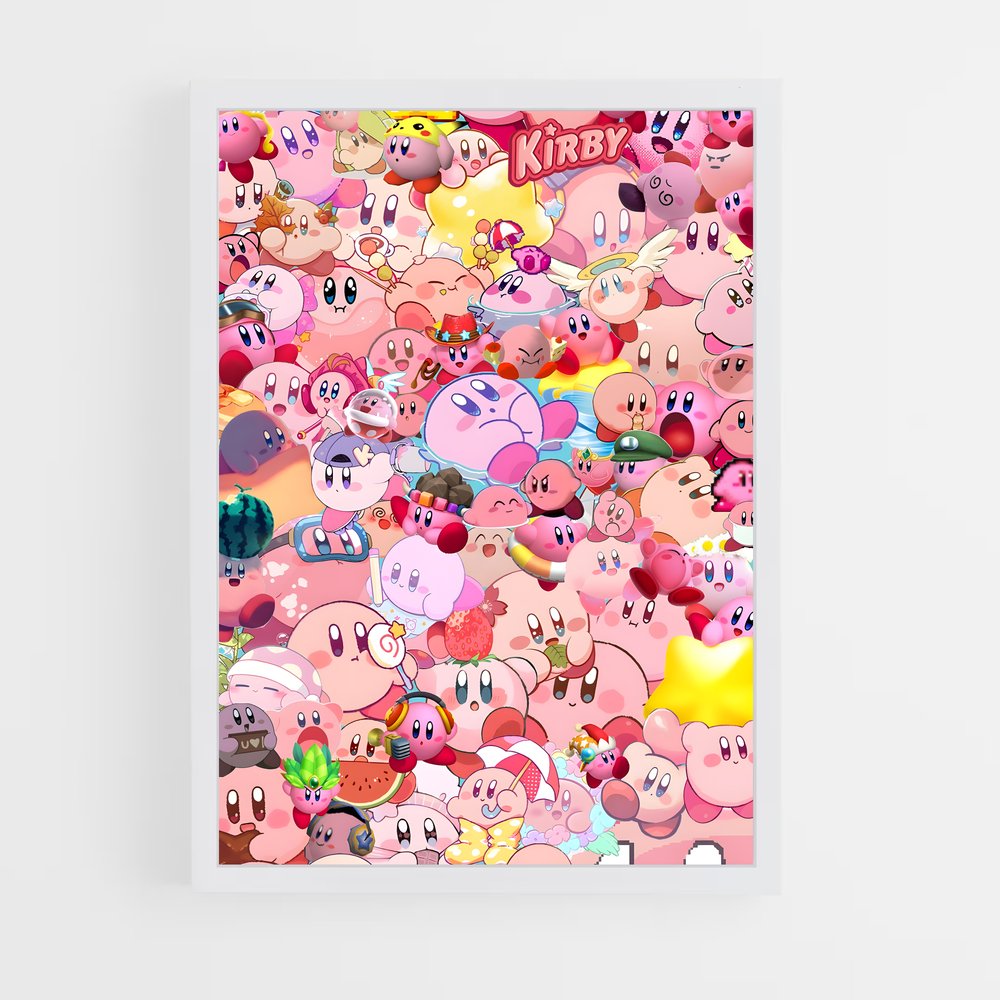 Poster Kirby Partout (vue 3)