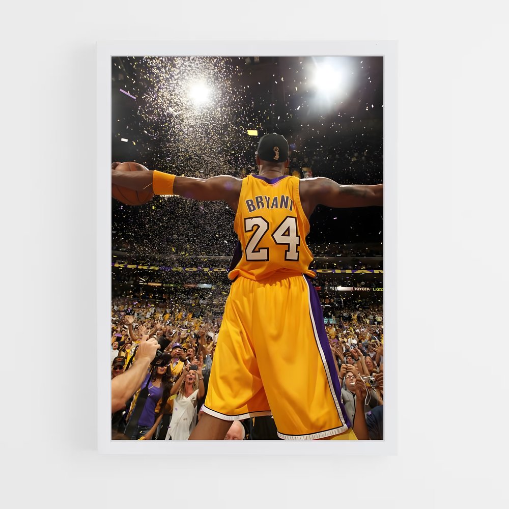 Poster Kobe Bryant 24 – affiche Basketball (vue 3)