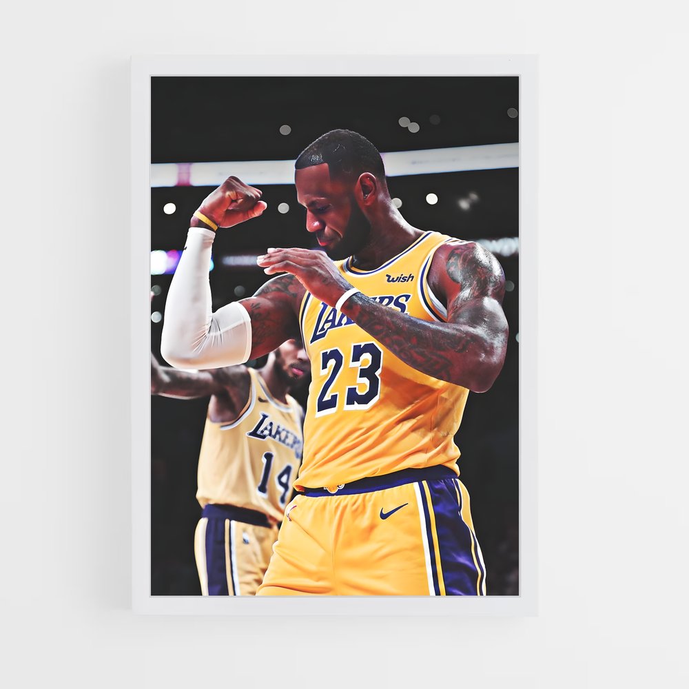 Poster Muscle Kobe Bryant – affiche Basketball (vue 3)