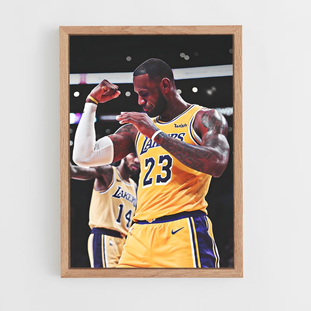Poster Muscle Kobe Bryant – affiche Basketball (vue 4)