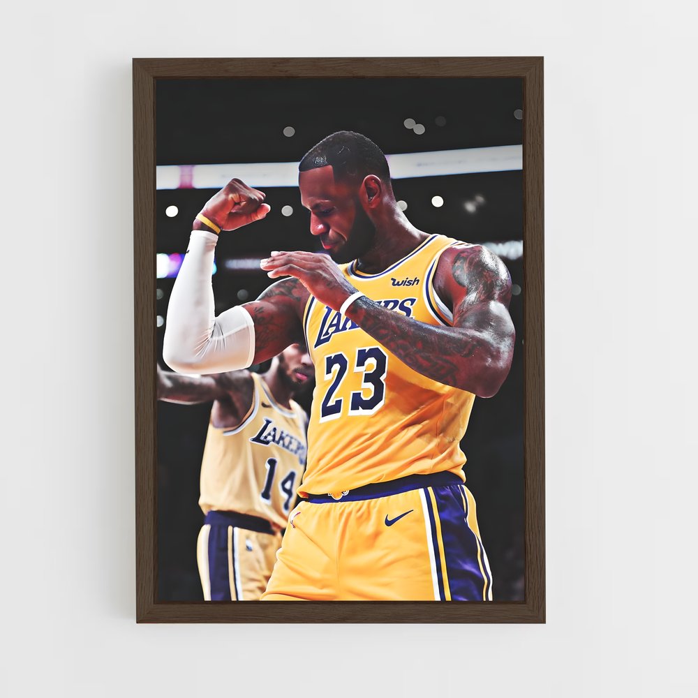 Poster Muscle Kobe Bryant – affiche Basketball (vue 5)
