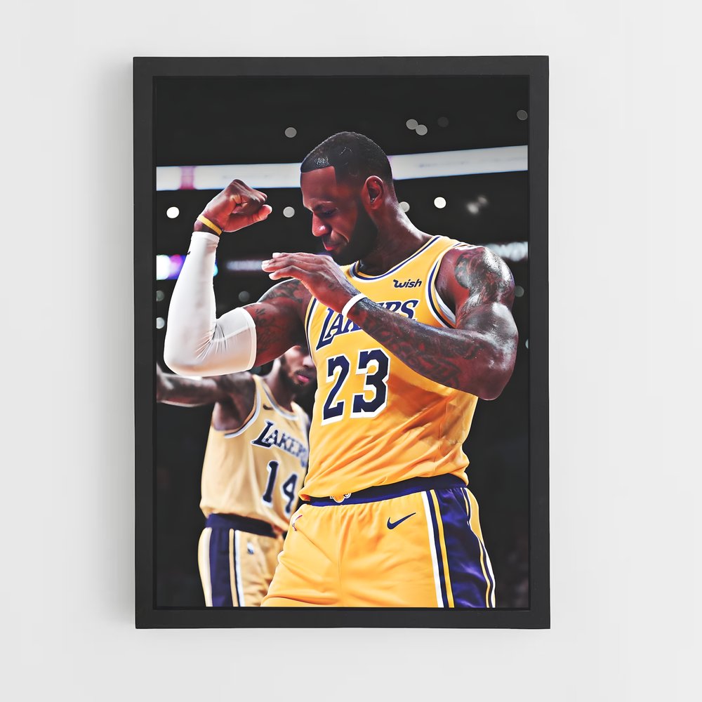 Poster Muscle Kobe Bryant – affiche Basketball (vue 2)