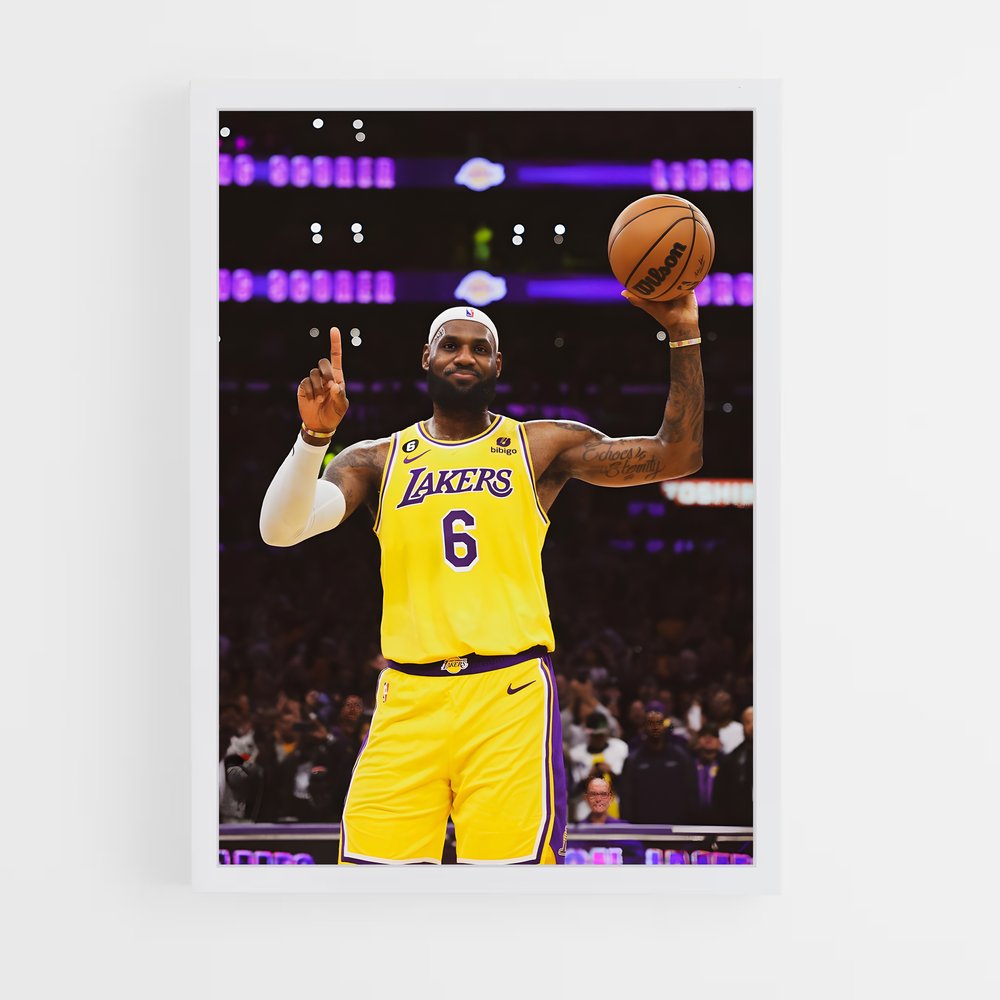 Poster Ballon Kobe Bryant – affiche Basketball (vue 3)