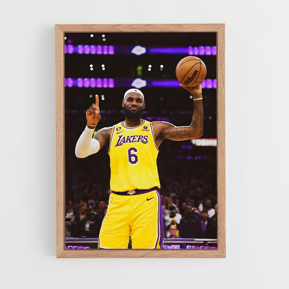 Poster Ballon Kobe Bryant – affiche Basketball (vue 4)