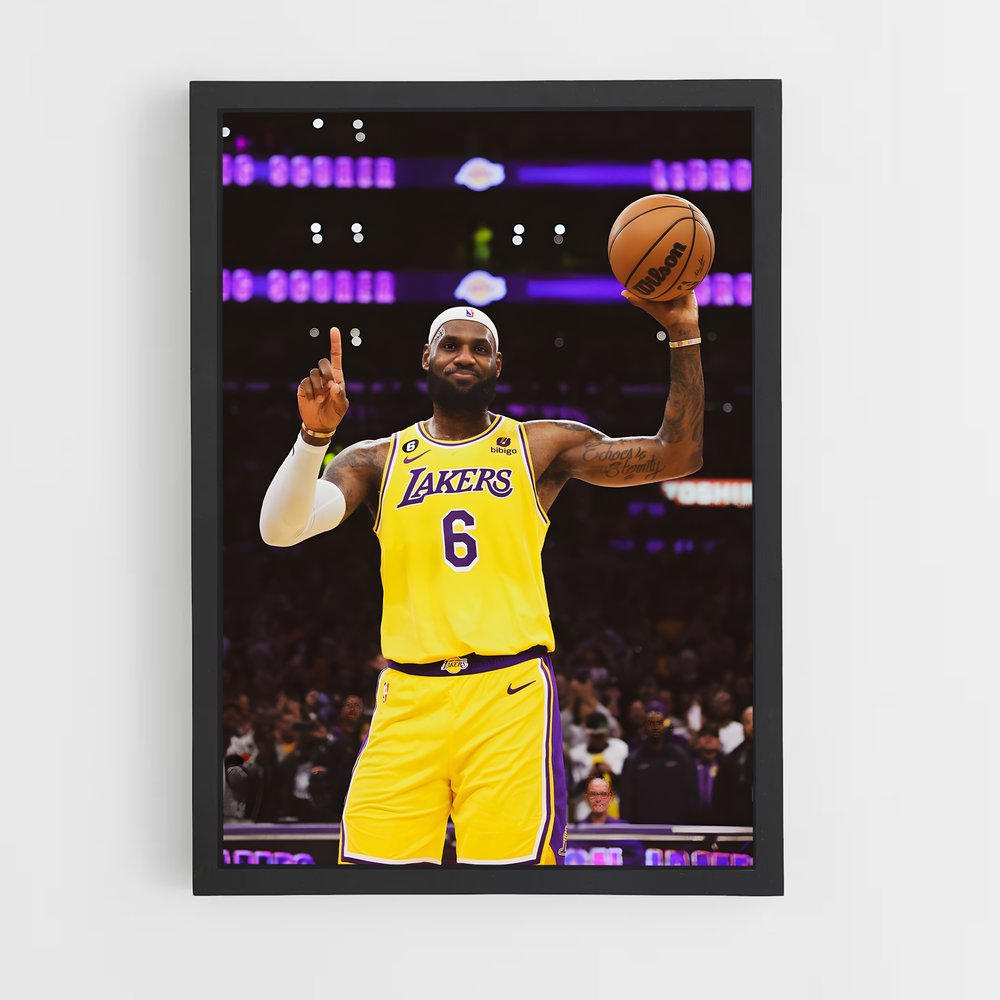 Poster Ballon Kobe Bryant – affiche Basketball (vue 2)