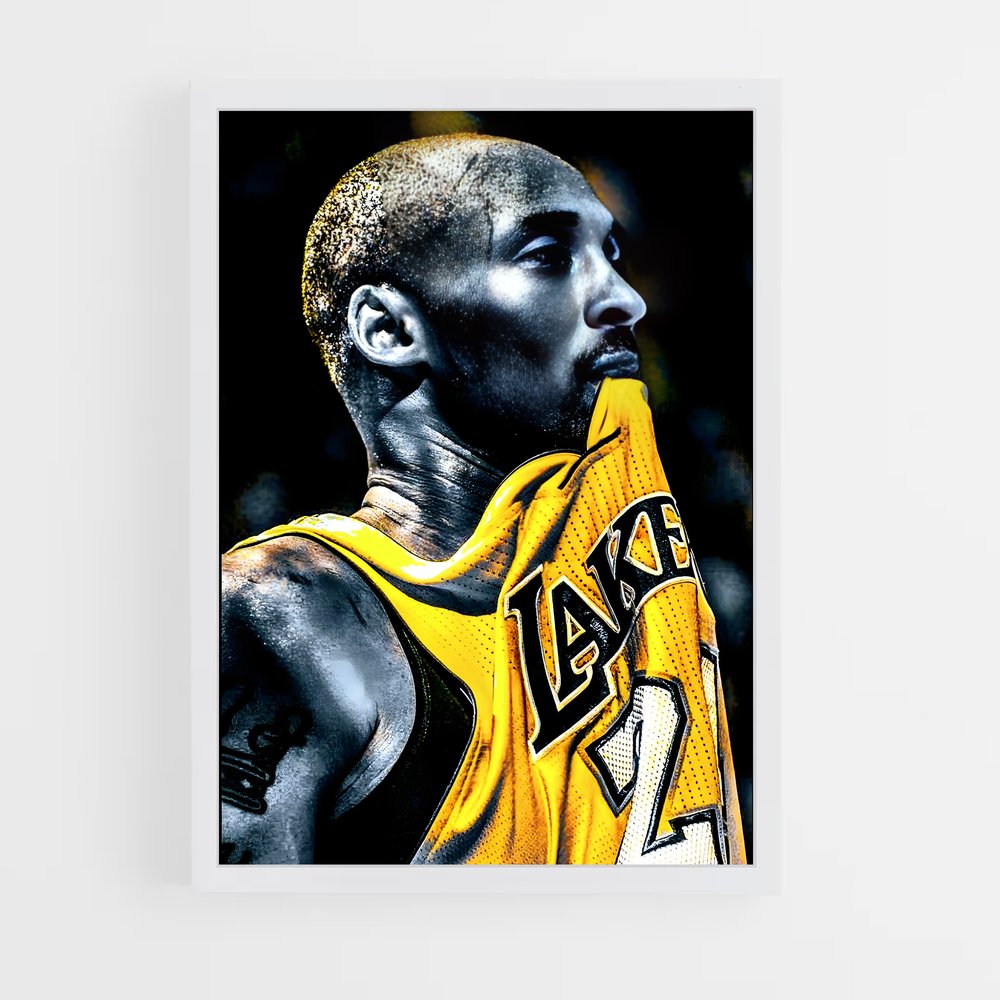 Poster Kobe Lakers – affiche Basketball (vue 3)