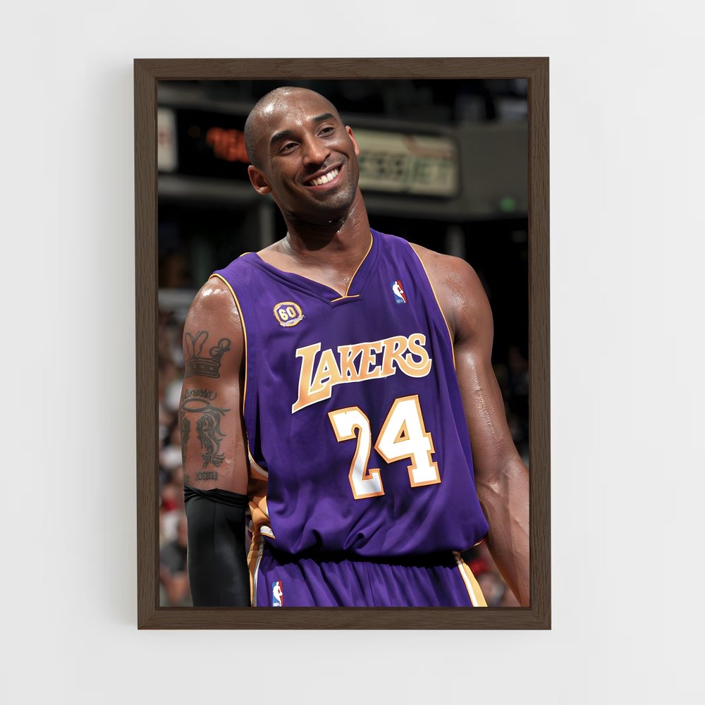 Poster Kobe Sourire – affiche Basketball (vue 5)