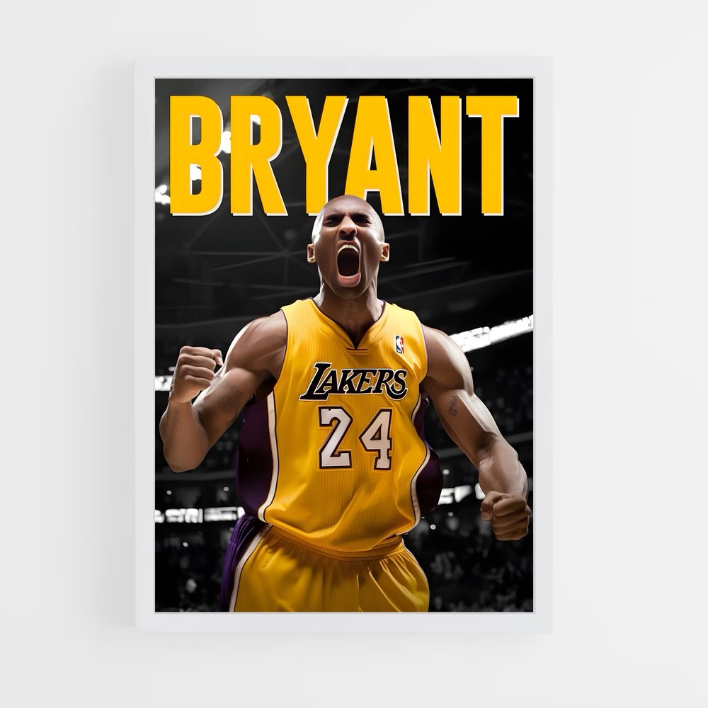 Poster Bryant – affiche Basketball (vue 3)