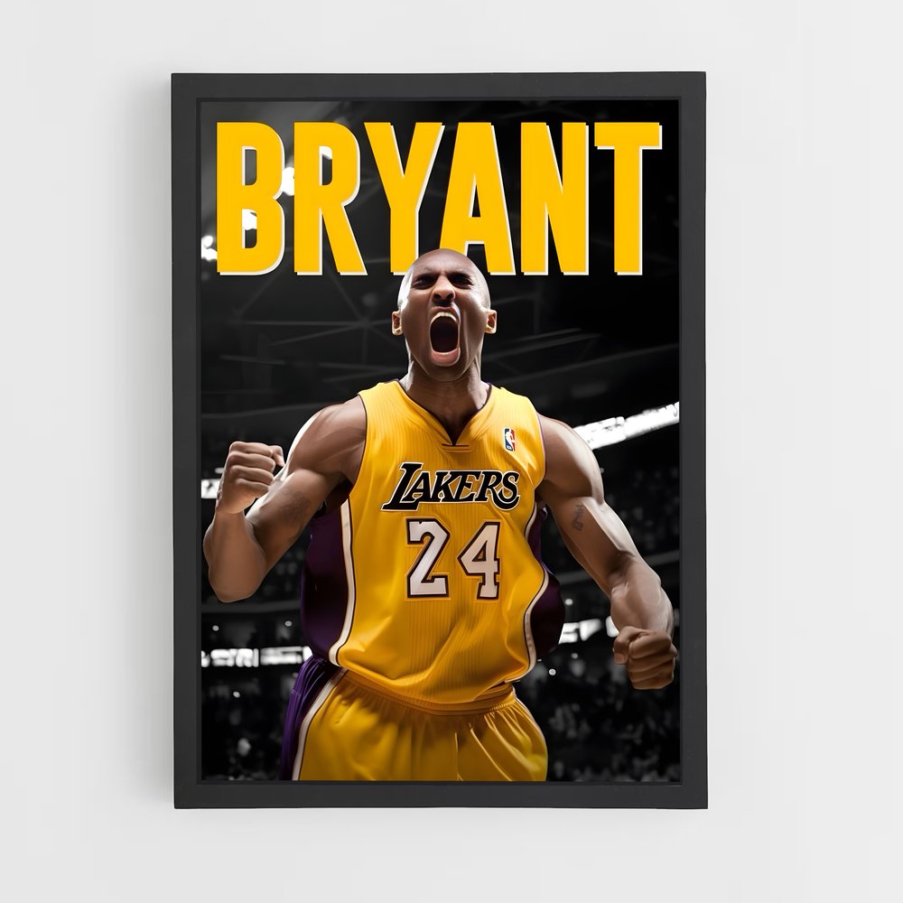 Poster Bryant – affiche Basketball (vue 2)