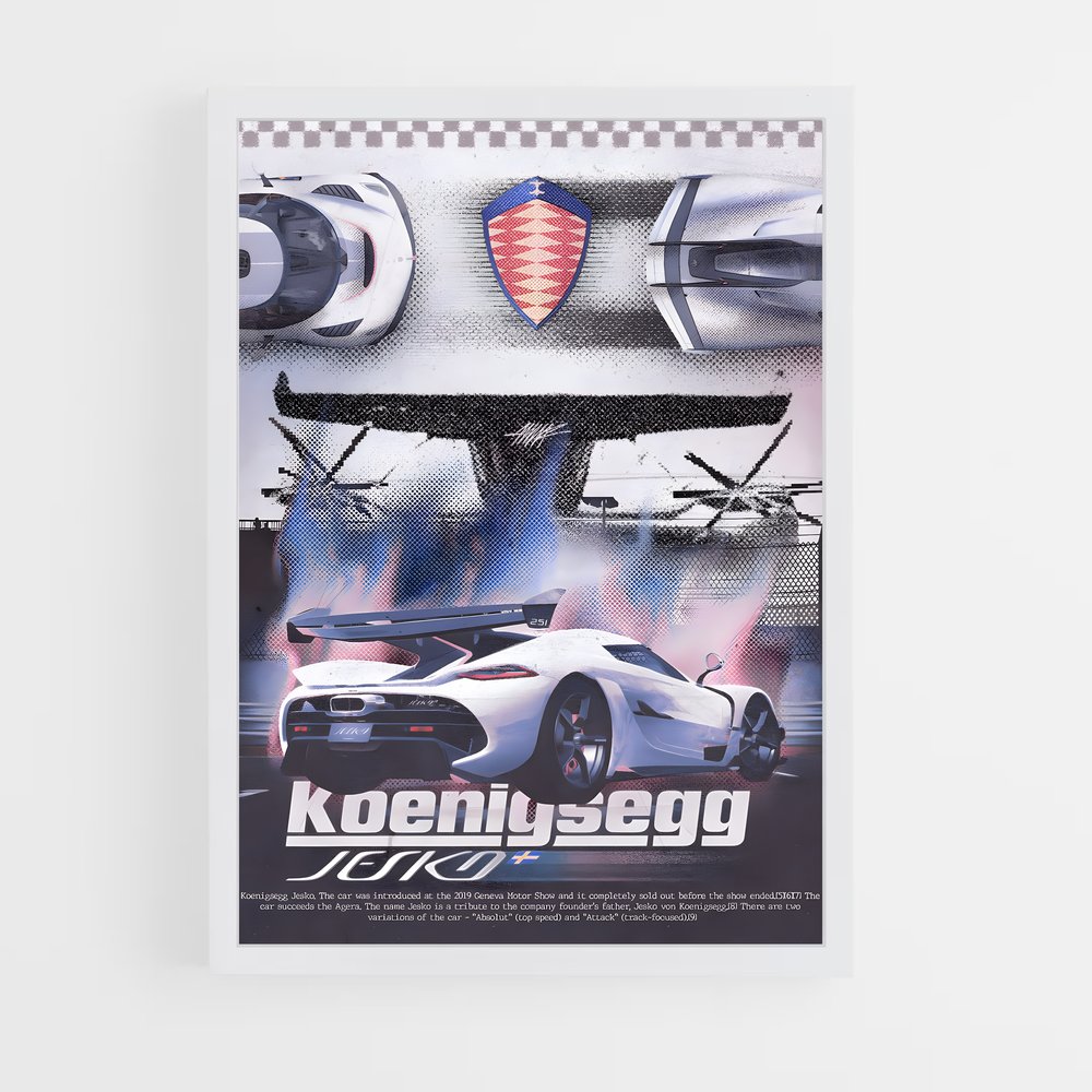 Poster Koenigsegg Turbo (vue 3)
