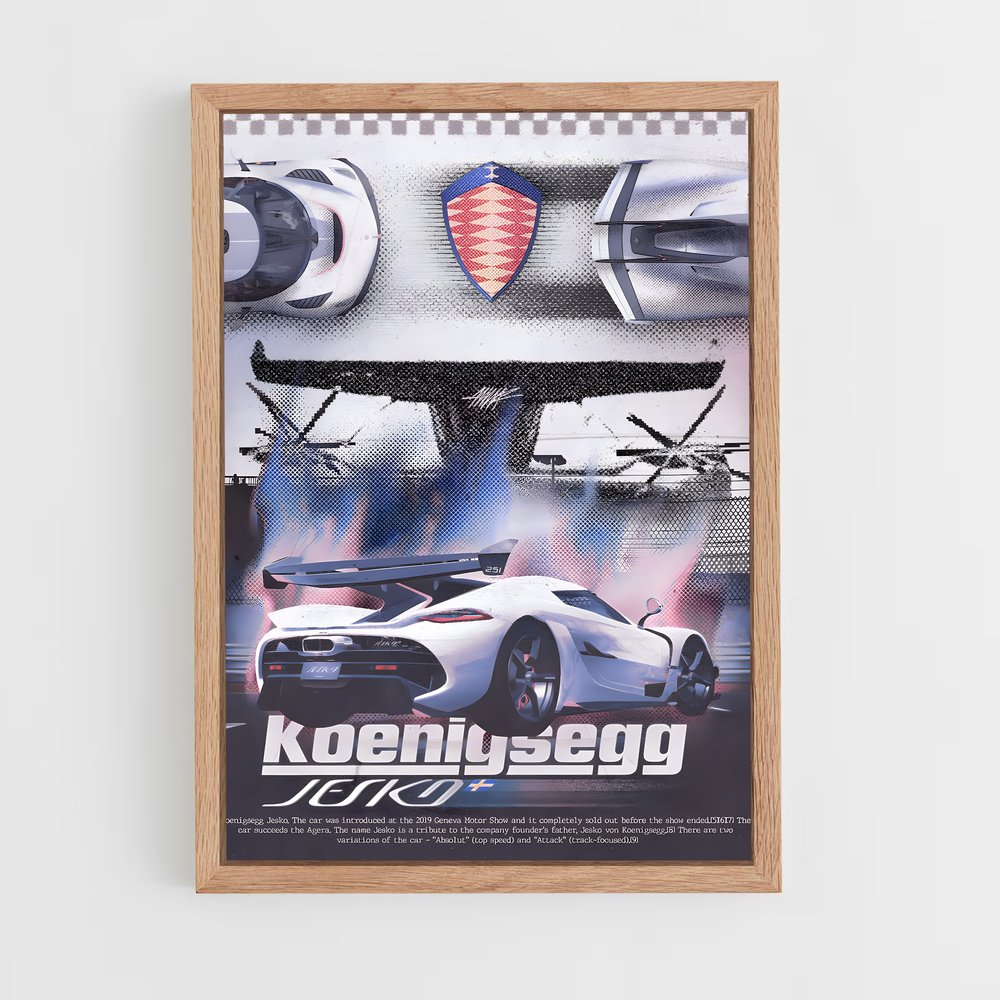 Poster Koenigsegg Turbo (vue 4)