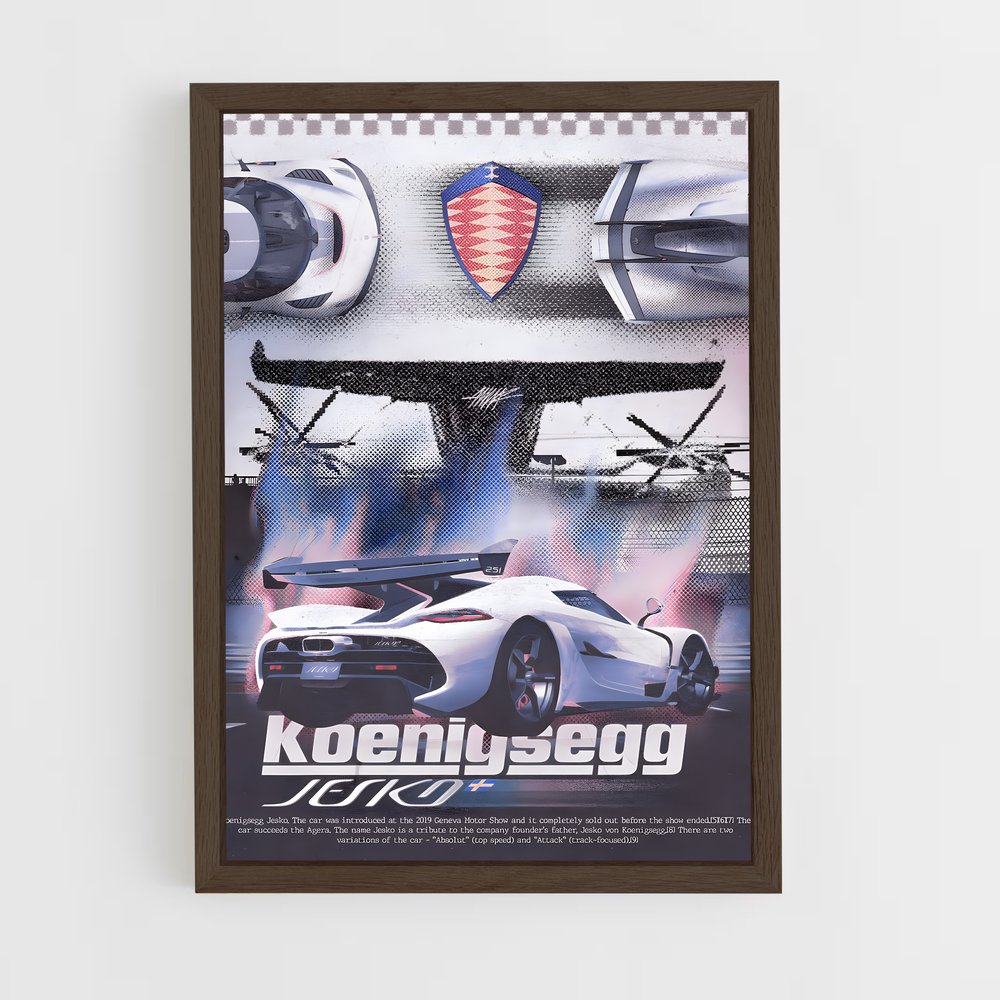 Poster Koenigsegg Turbo (vue 5)