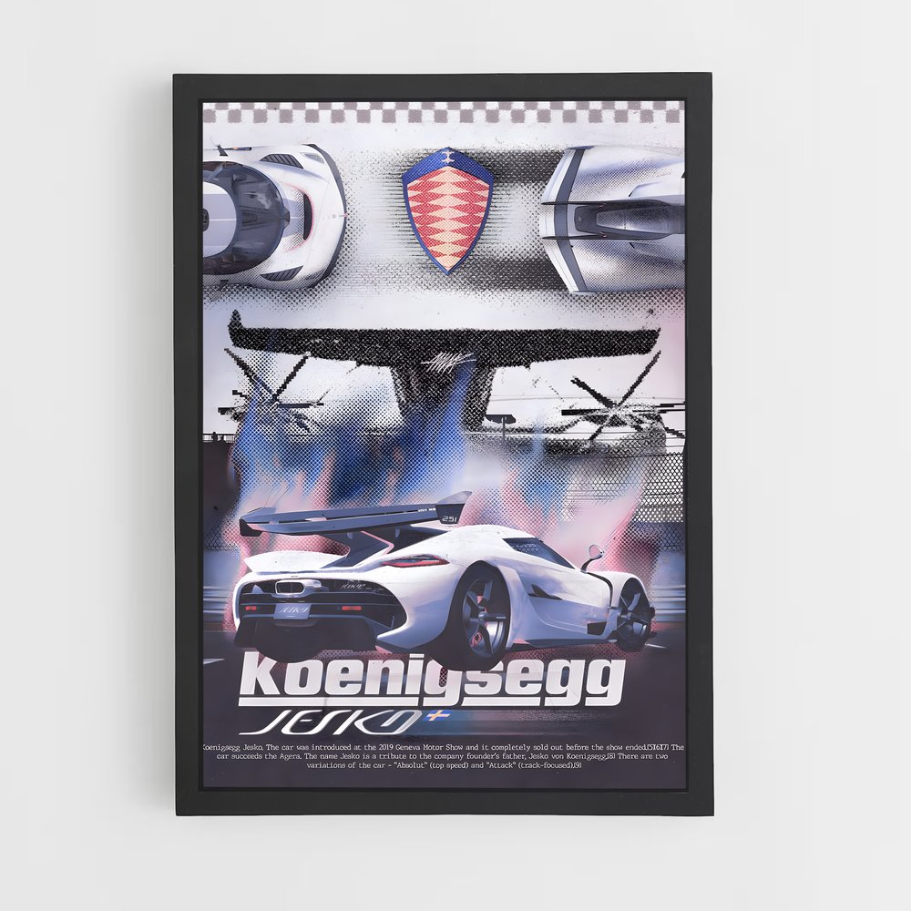 Poster Koenigsegg Turbo (vue 2)