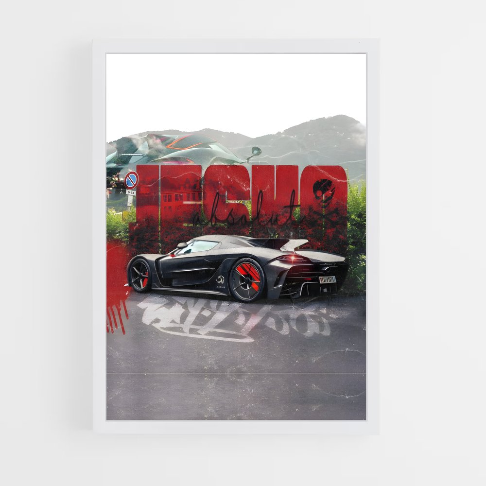 Poster Koenigsegg Exposé (vue 3)