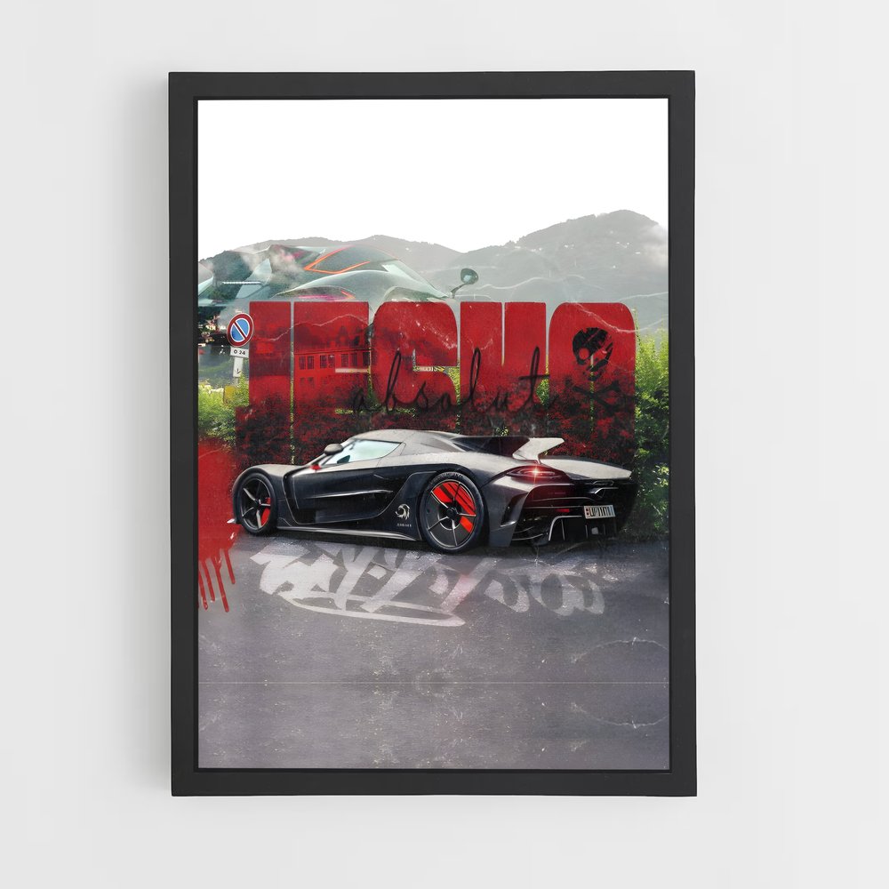 Poster Koenigsegg Exposé (vue 2)