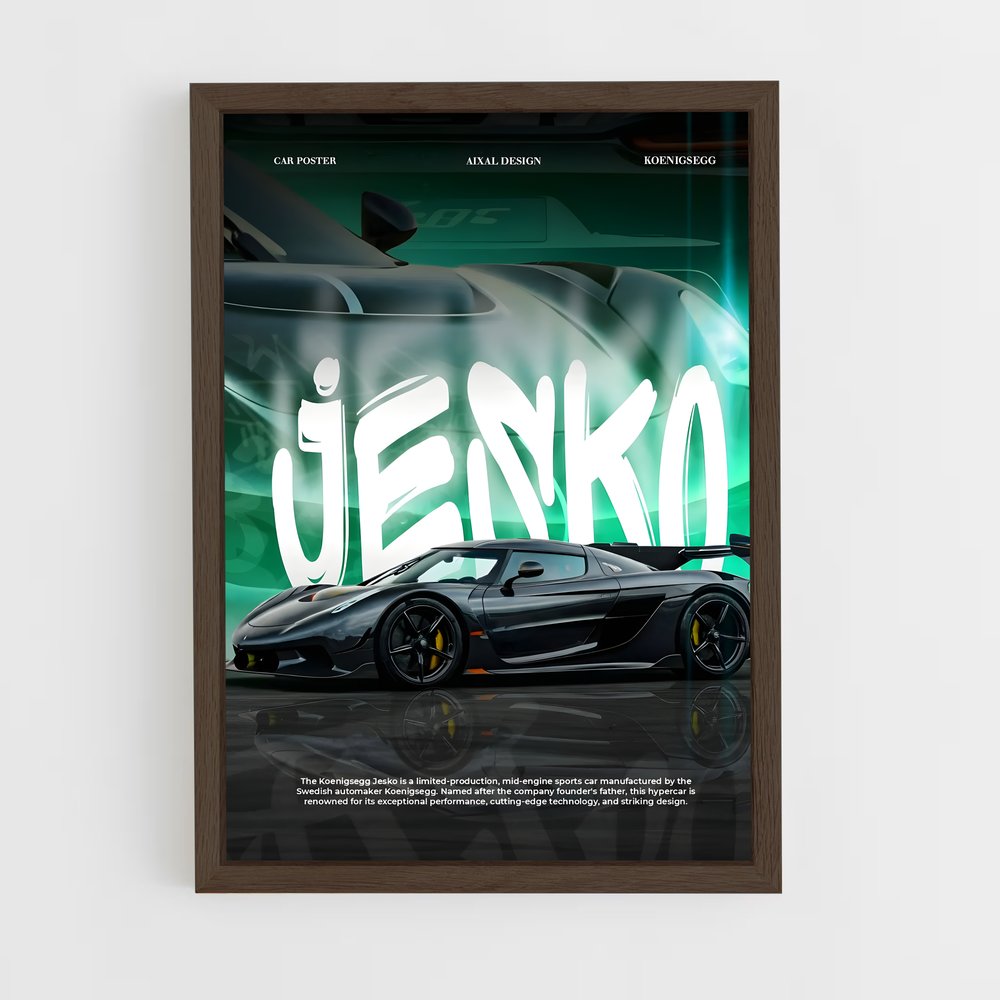 Poster Hyper Performance – affiche Koenigsegg (vue 5)