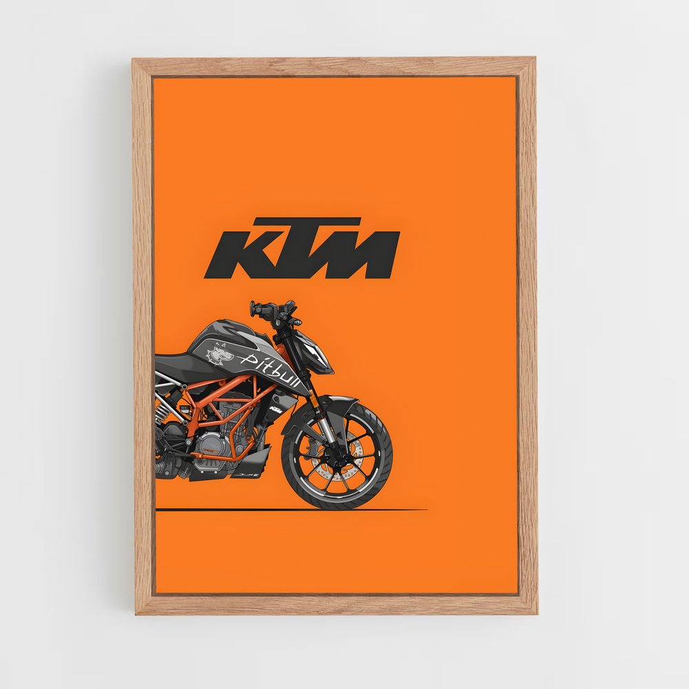 Poster Moto KTM (vue 4)