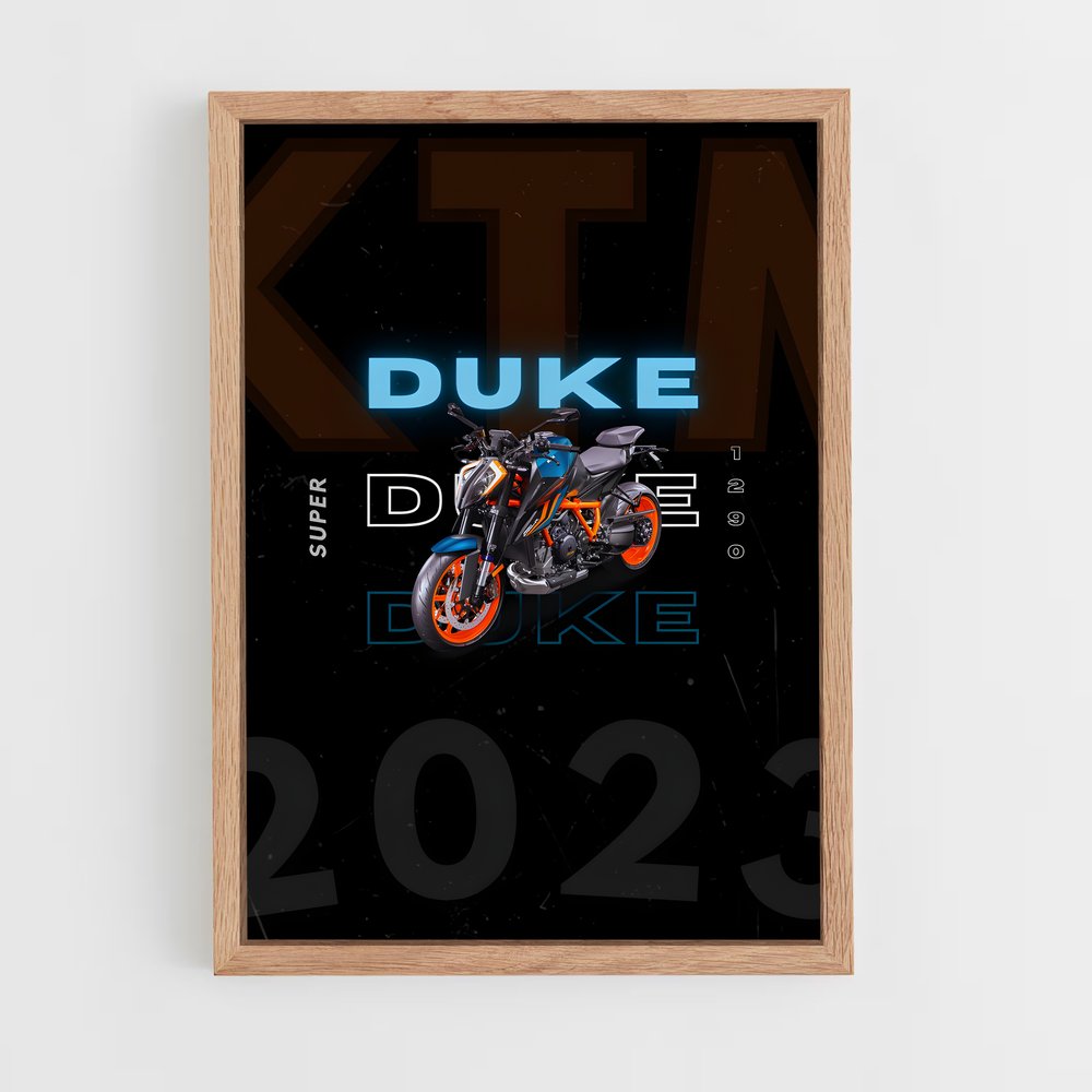 Poster Duke 2023 – affiche KTM (vue 4)