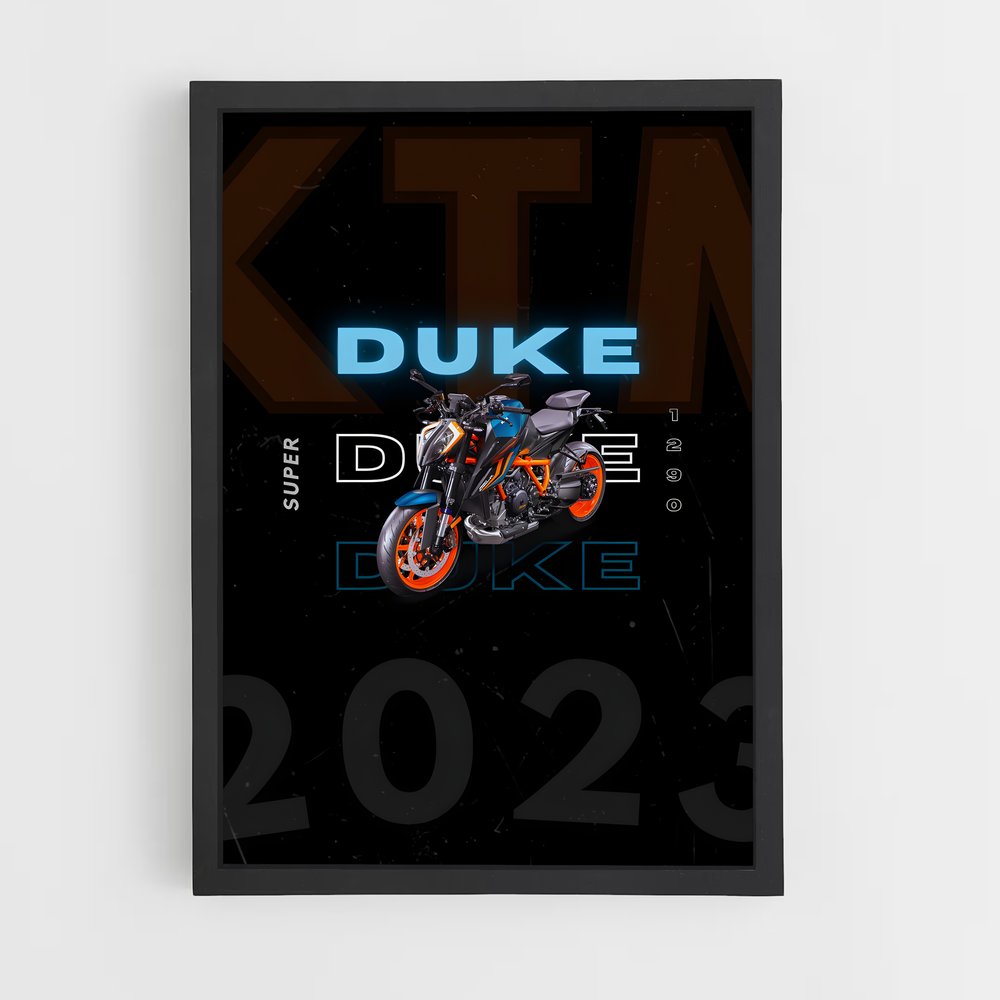 Poster Duke 2023 – affiche KTM (vue 2)