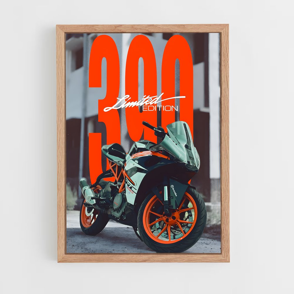 Poster Edition Limitée Moto 300 – affiche KTM (vue 4)