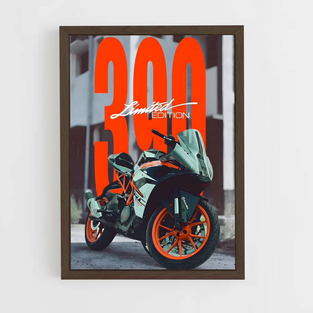 Poster Edition Limitée Moto 300 – affiche KTM (vue 5)
