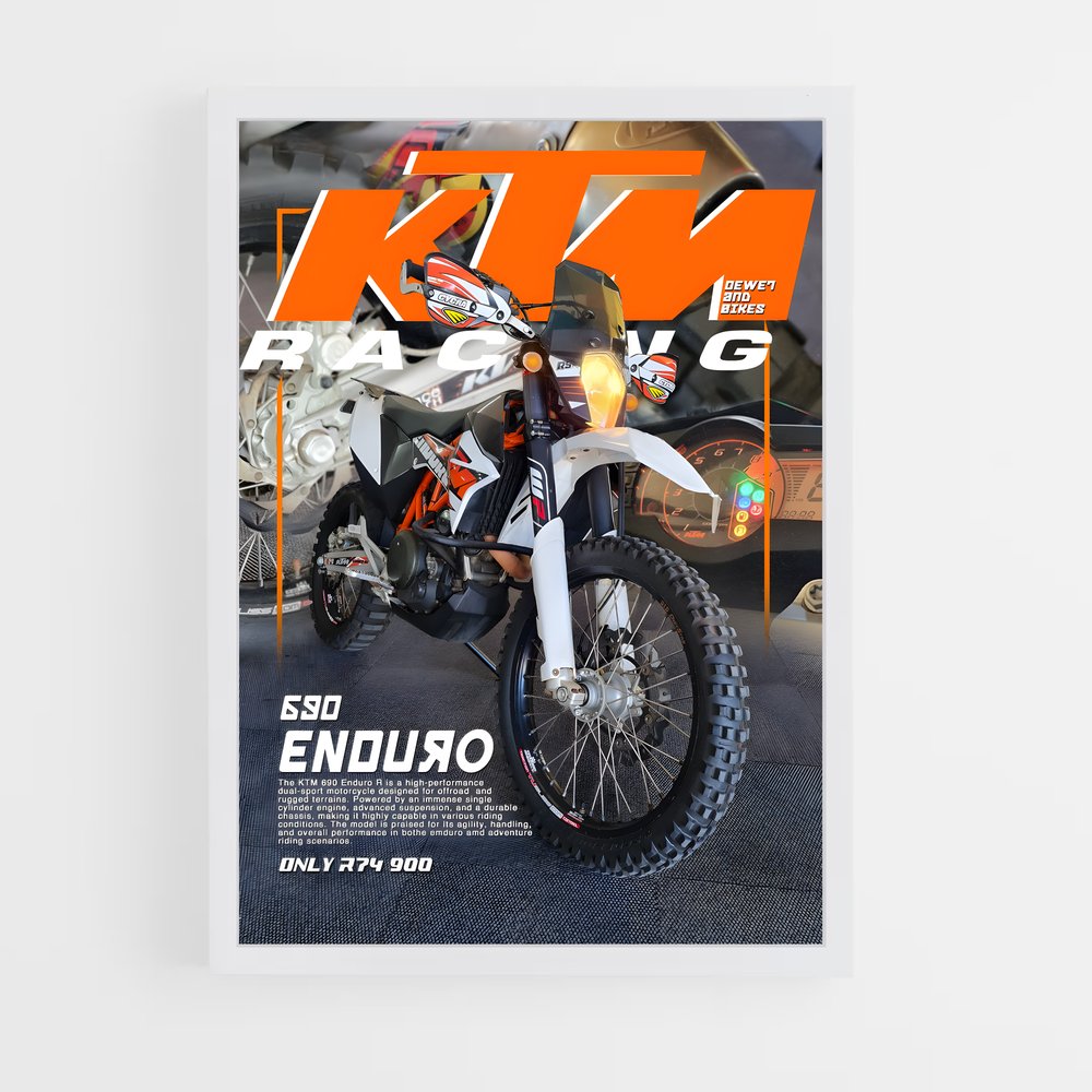 Poster KTM Enduro (vue 3)