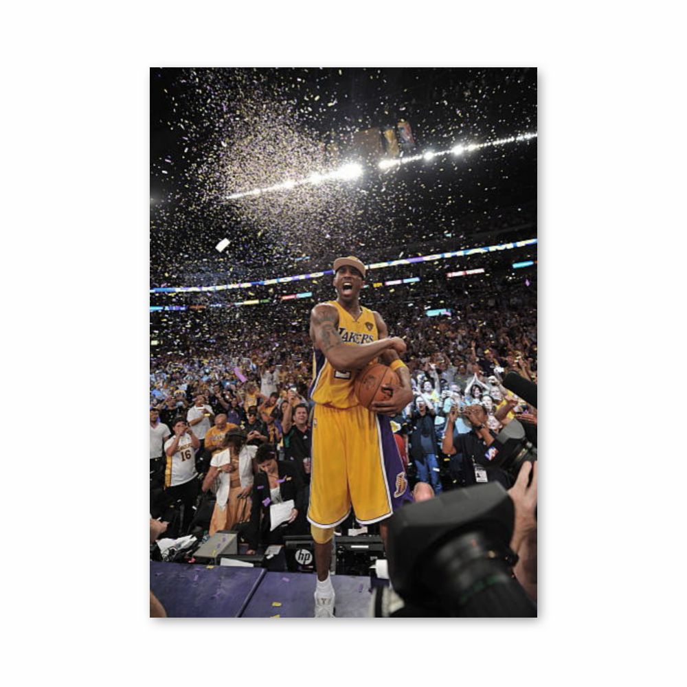 Poster Lakers Victoire – affiche Basketball