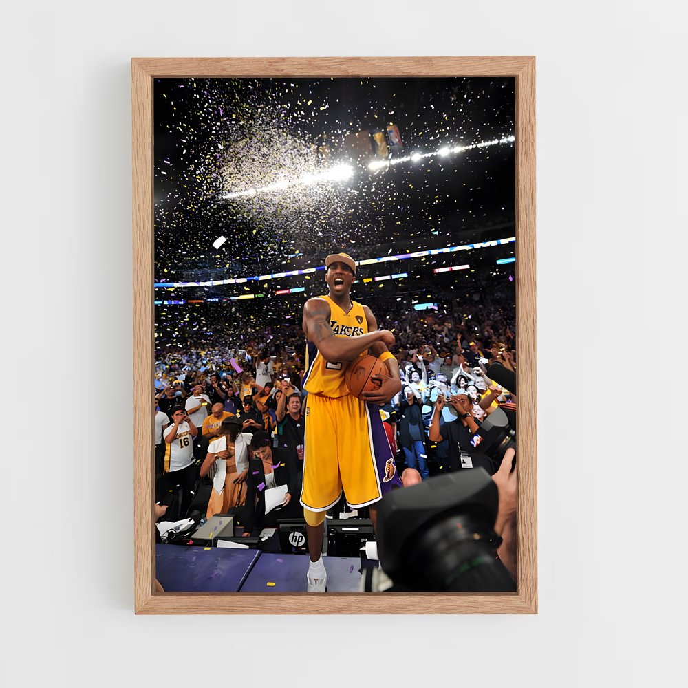 Poster Lakers Victoire – affiche Basketball (vue 4)