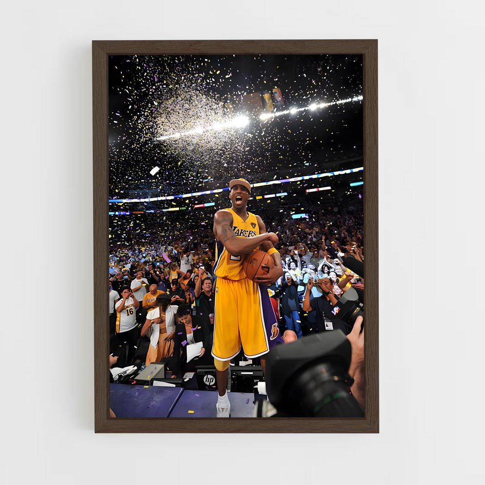 Poster Lakers Victoire – affiche Basketball (vue 5)