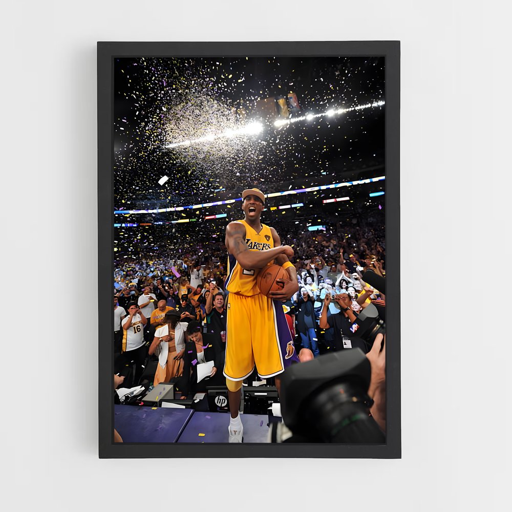 Poster Lakers Victoire – affiche Basketball (vue 2)