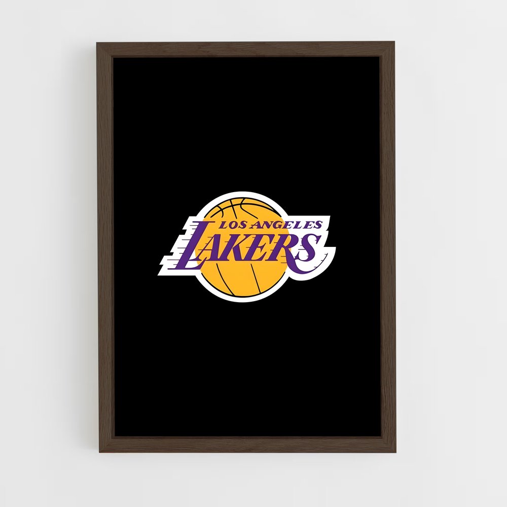 Poster Lakers Sombre – affiche Basketball (vue 5)