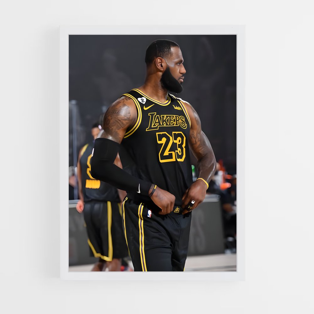 Poster Lakers Charisme – affiche Basketball (vue 3)