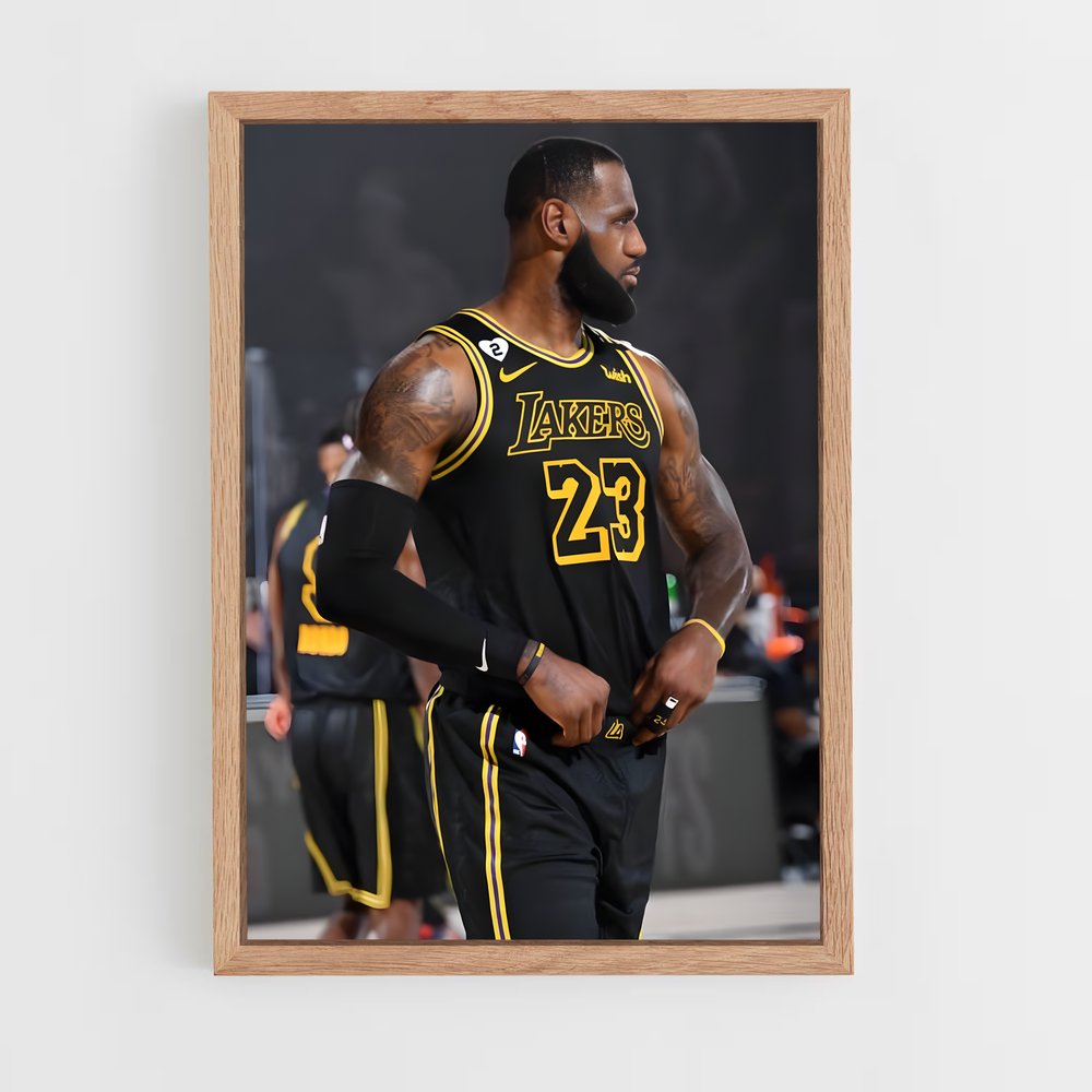 Poster Lakers Charisme – affiche Basketball (vue 4)