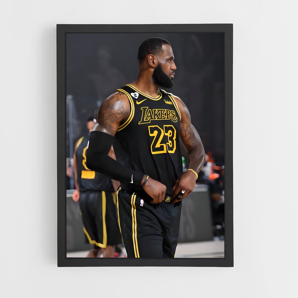 Poster Lakers Charisme – affiche Basketball (vue 2)
