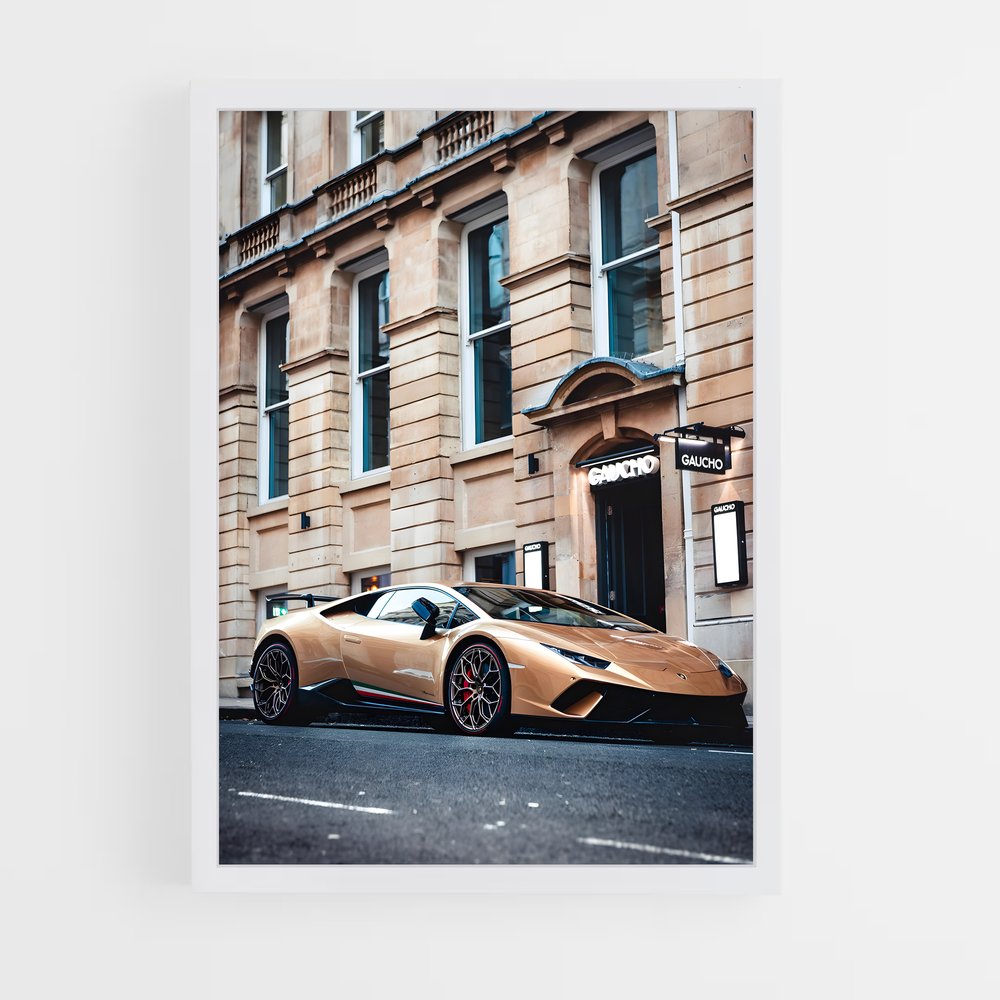 Poster Hurricane Performante – affiche Lamborghini (vue 3)