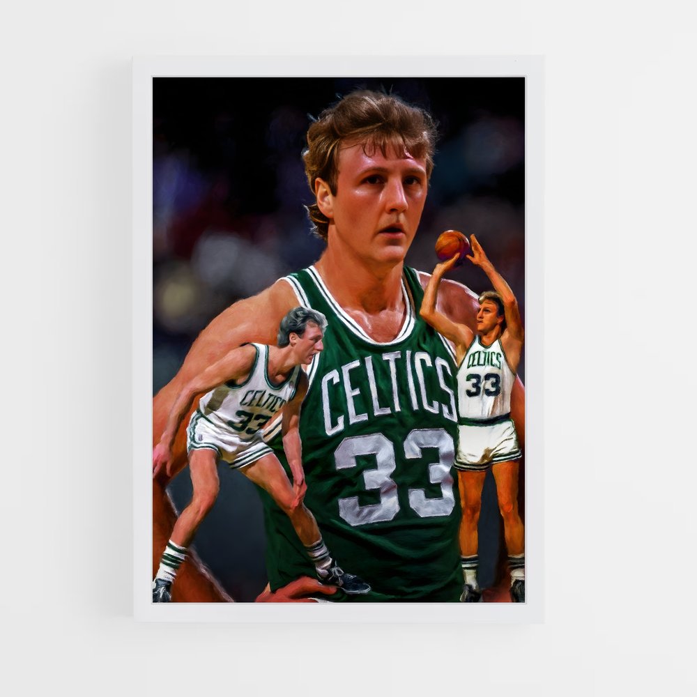 Poster Légende des Celtics – affiche Basketball (vue 3)