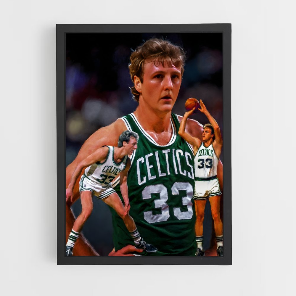 Poster Légende des Celtics – affiche Basketball (vue 2)