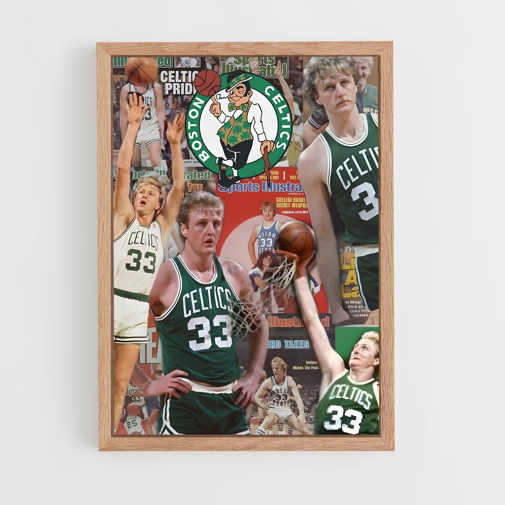 Poster Celtics Légende 33 – affiche Basketball (vue 4)