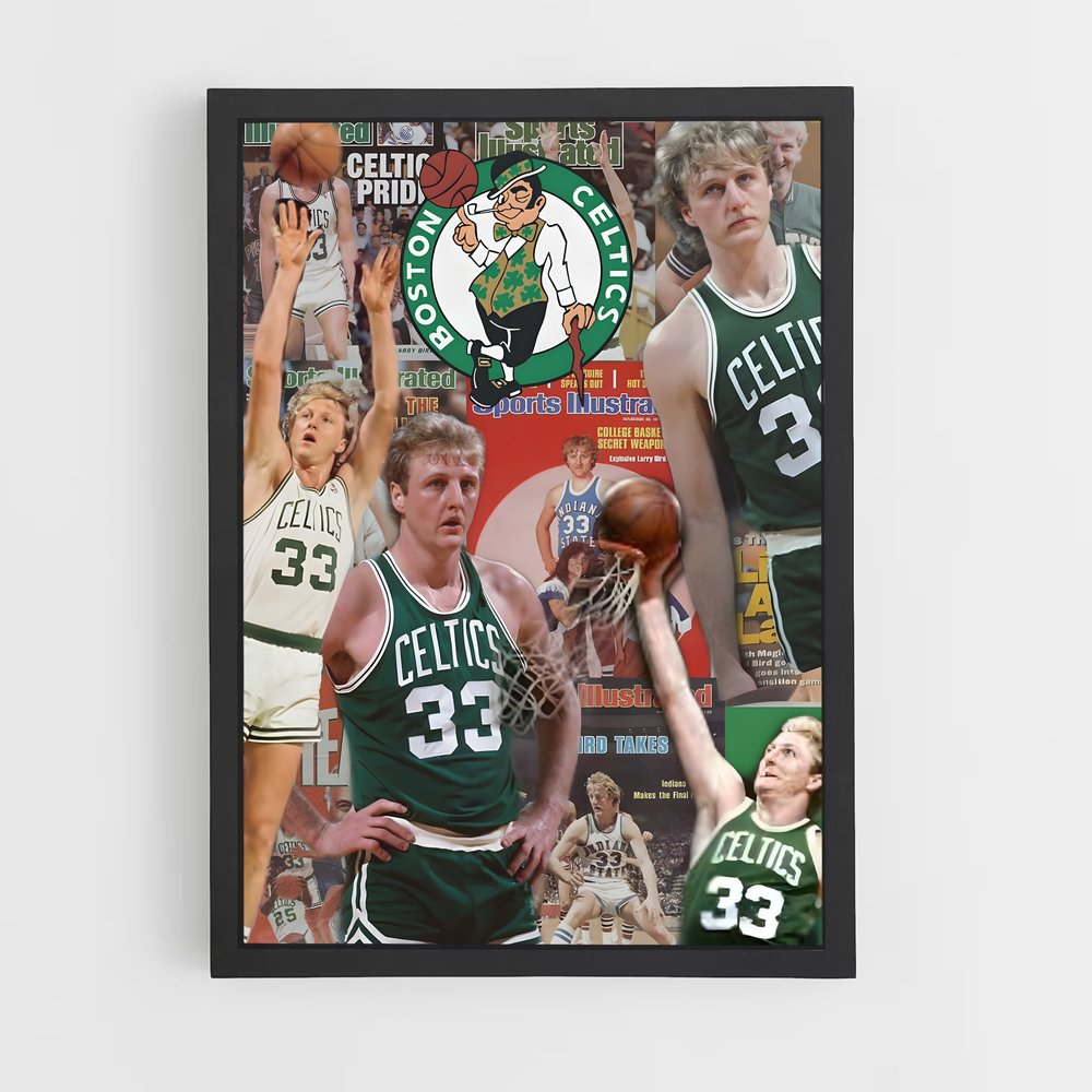 Poster Celtics Légende 33 – affiche Basketball (vue 2)