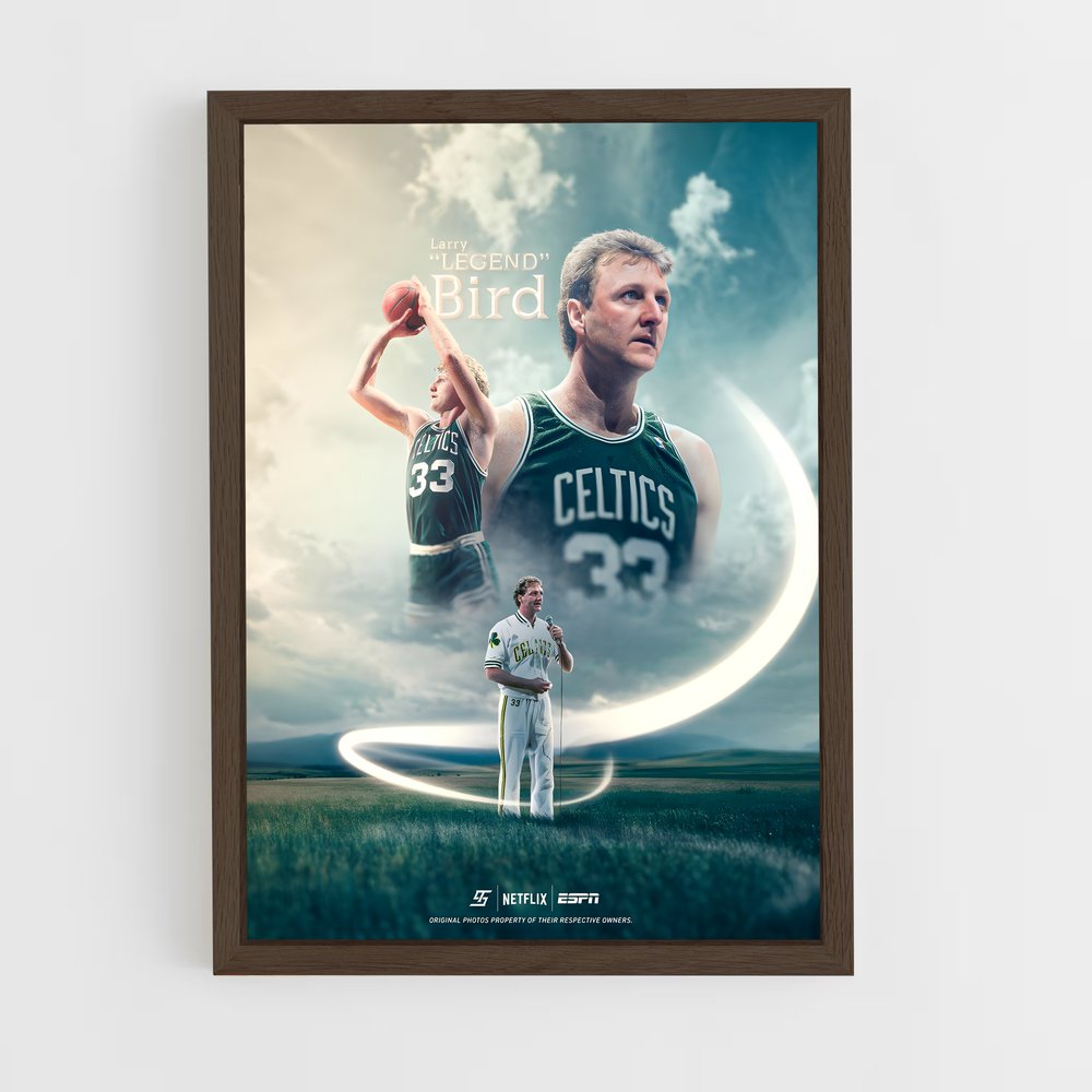 Poster La Légende Bird – affiche Basketball (vue 5)