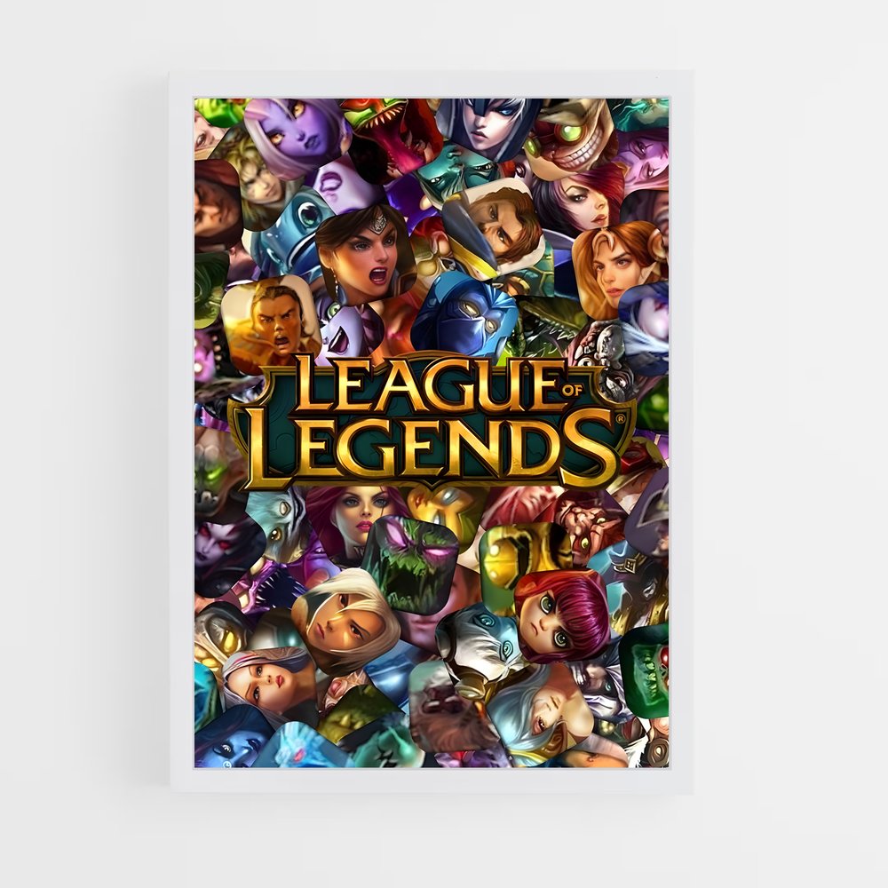 Poster LOL – affiche League Of Legends (vue 3)