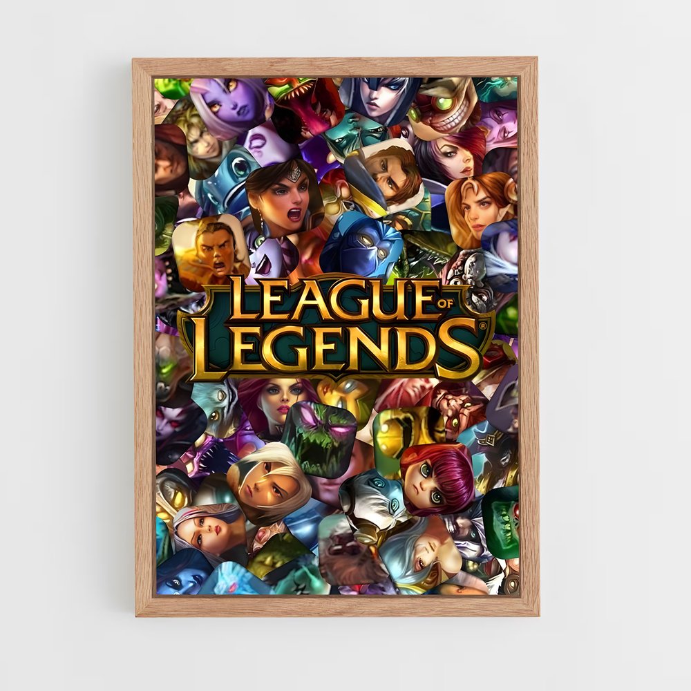 Poster LOL – affiche League Of Legends (vue 4)