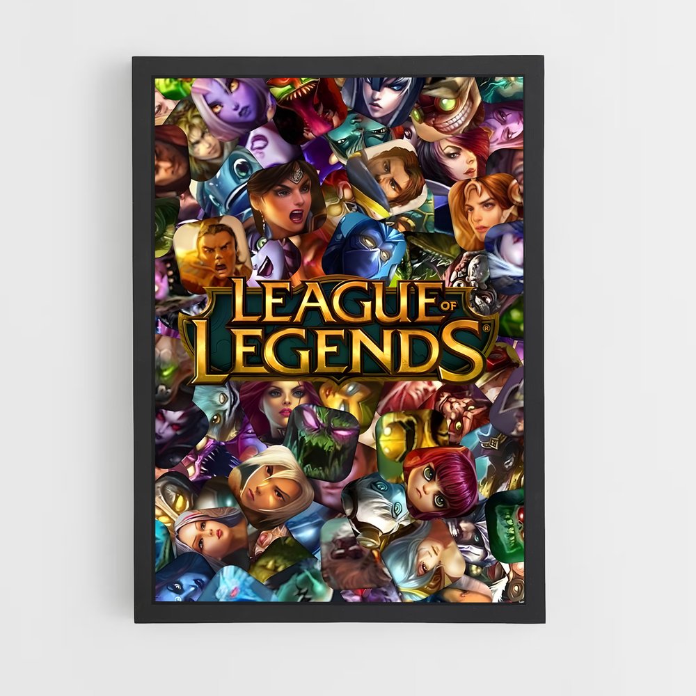 Poster LOL – affiche League Of Legends (vue 2)
