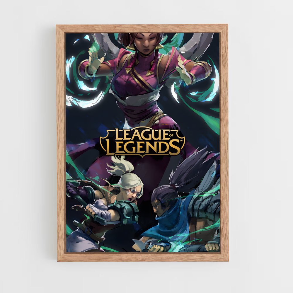 Poster LOL Guerrières – affiche League Of Legends (vue 4)